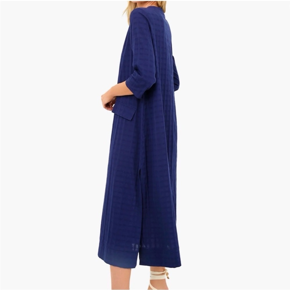Pomander Place Tuckernuck Carolina Caftan Maxi Blue Navy XXL Plus EUC - Picture 2 of 12
